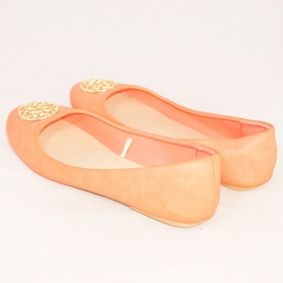 Capelli Peach-Colored Round Toe Flats, Size 7 - Picture 6 of 8